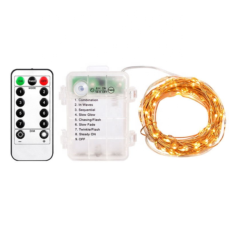 Waterproof 3AA Battery box LED string lights